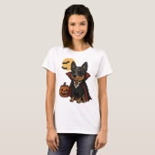 Australische veedrijvershond vampier T-shirt (Voorkant volledig)