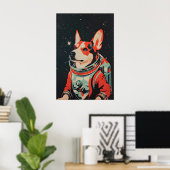 Australische veehond Astronaut Poster, Australisch Poster (Thuiskantoor)