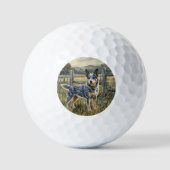 Australische veehond golfballen (Voorkant)