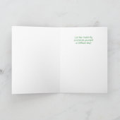 Australische veehond in een verjaardagsfeesthoed kaart (Binnen)