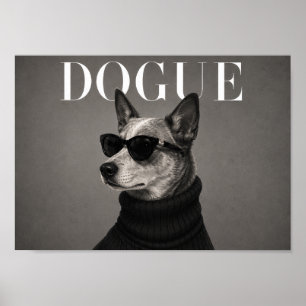 Australische veehond Mode Honden Kunstprint Poster
