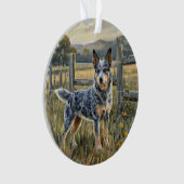 Australische veehond ornament (voorkant)