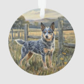 Australische veehond ornament (achterkant)