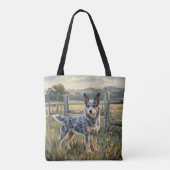 Australische veehond tote bag (Achterkant)