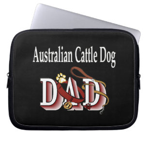 Australische veehond vader laptop sleeve