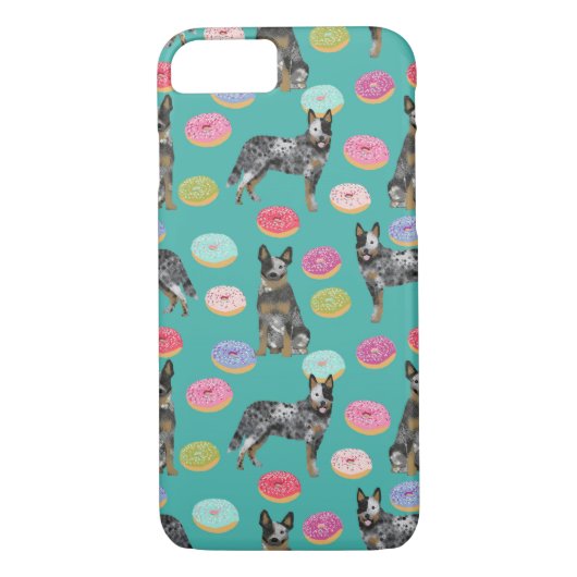 Australische veestapel Dog Donuts blue heeler Case-Mate iPhone Case (Achterkant)