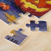 Australische veestapel Trick-or-Treating in Hallow Legpuzzel (Zijkant)