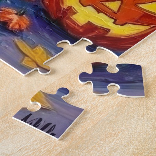 Australische veestapel Trick-or-Treating in Hallow Legpuzzel (Zijkant)