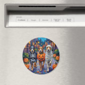 Australische veestapel Trick-or-Treating in Hallow Magneet (Insitu (Vaatwasser))