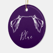Australische versiering (Om Logo) Keramisch Ornament (Links)