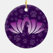 Australische versiering (Om Logo) Keramisch Ornament (Achterkant)