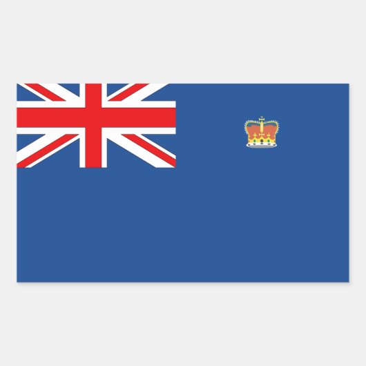 Australische Victoria Flag Rechthoekige Sticker (Voorkant)