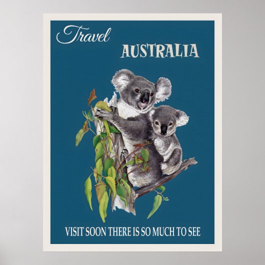 Australische vintage poster (Voorkant)