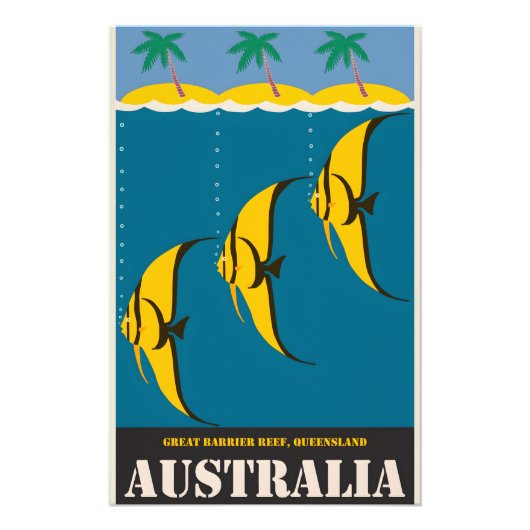 Australische vintage poster (Voorkant)