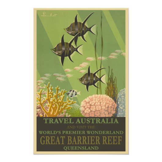 Australische vintage poster (Voorkant)