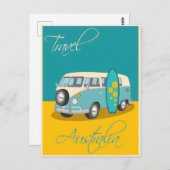 Australische vintage poster briefkaart (Voorkant / Achterkant)