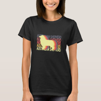 Australische Vintage Shepherd Herhaal T-shirt