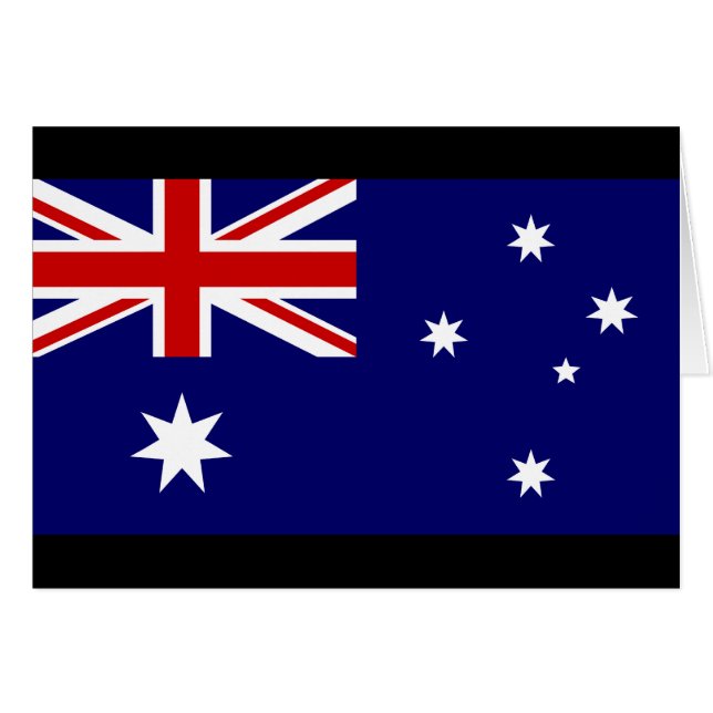 Australische vlag (Voorkant Horizontaal)