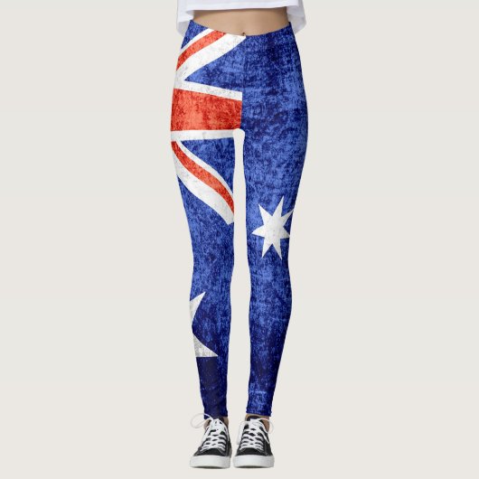  Australische vlag #2 Leggings (Voorkant)