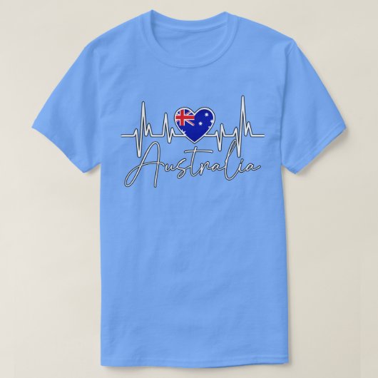 Australische vlag 4 t-shirt (Design voorkant)