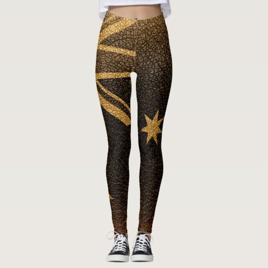 Australische vlag #9 Leggings (Voorkant)