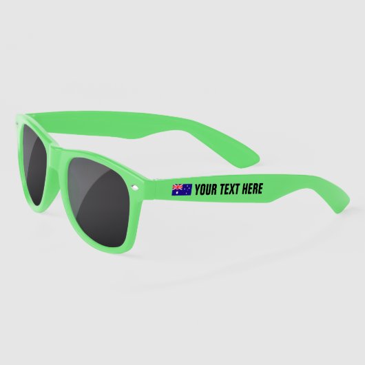 Australische vlag aangepaste grappige Australia Da Zonnebrillen (Links)