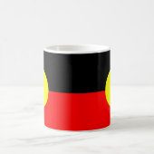 Australische vlag Aboriginal Koffiemok (Center)