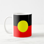 Australische vlag Aboriginal Koffiemok (Links)