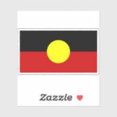 Australische vlag Aboriginal Sticker (Vel)
