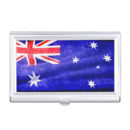 Australische vlag, Aussie Flag, onder de vlag van Visitekaarthouder
