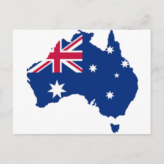 Australische vlag Australia Style Design Briefkaart