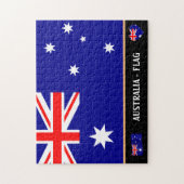 Australische vlag & Australisch land / Australië Legpuzzel (Verticaal)