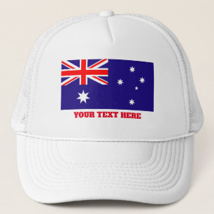 Australische vlag Australische douane-vrachtwagenh Trucker Pet