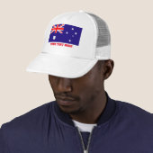Australische vlag Australische douane-vrachtwagenh Trucker Pet (In situ)