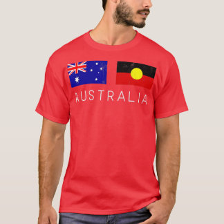 Australische vlag Australische vlaggen Aboriginal  T-shirt
