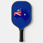 Australische vlag-Ayers rock Pickleball Paddle (Achterkant)