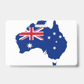 Australische vlag badge (Achterkant)