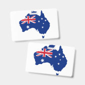 Australische vlag badge (Voor- en achterkant)