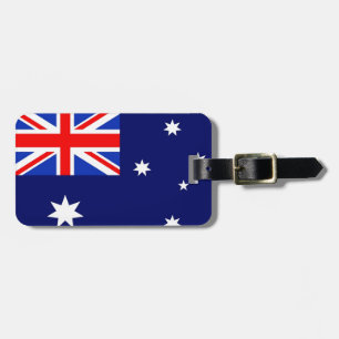 Australische vlag bagagelabel