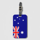 Australische vlag bagagelabel (Voorkant (verticaal))