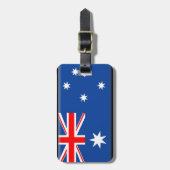 Australische vlag bagagelabel (Voorkant verticaal)