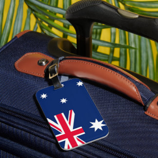 Australische vlag bagagelabel