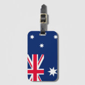 Australische vlag bagagelabel (Voorkant (verticaal))