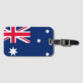 Australische vlag bagagelabel (Voorkant (horizontaal))