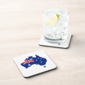 Australische vlag bier onderzetter (Rechterzijde)