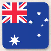 Australische vlag bier onderzetter (Voorkant)