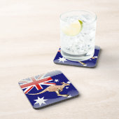 Australische vlag bier onderzetter (Rechterzijde)
