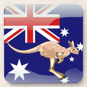 Australische vlag bier onderzetter