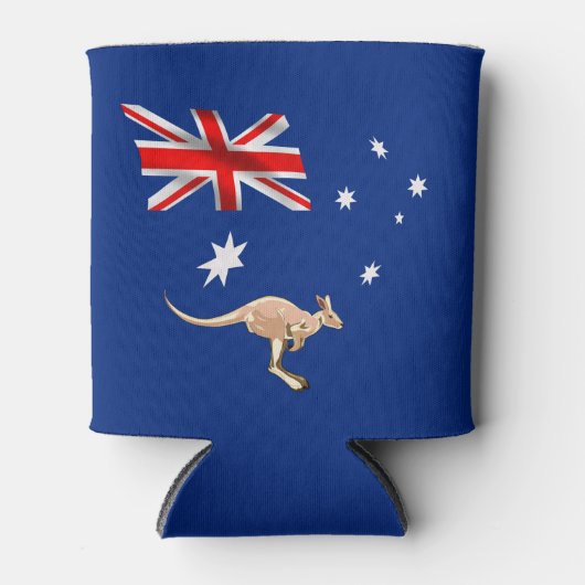 Australische vlag blikjeskoeler (Voorkant)