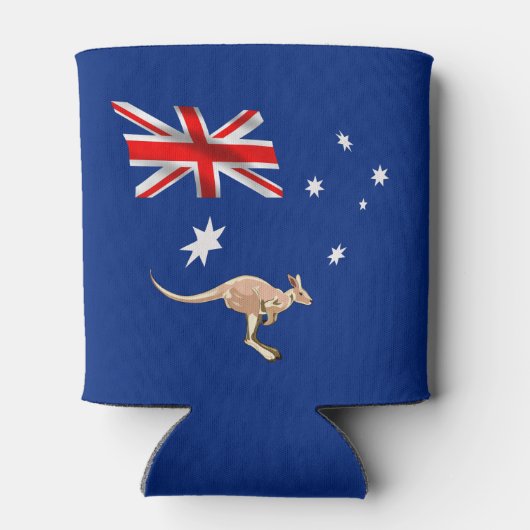 Australische vlag blikjeskoeler (Achterkant)